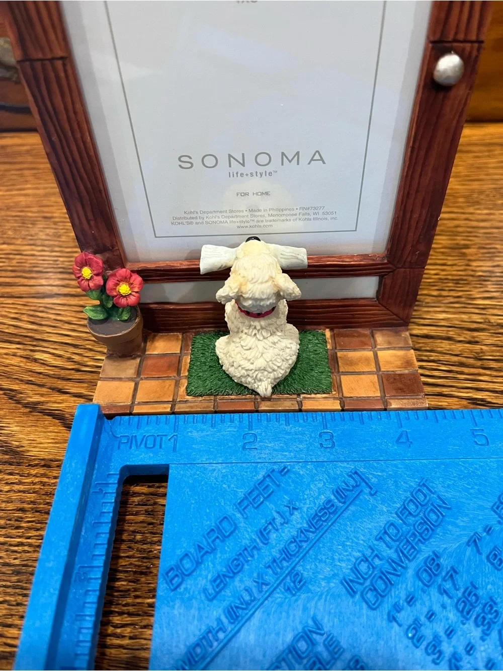 Sonoma Life + Style Dog Photo Frame – 4x6 – Like New
